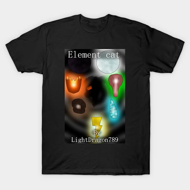 Element cat cover. T-Shirt by Lightdragon789